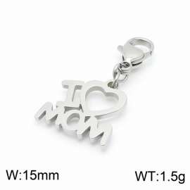 Stainless Steel Charms with Lobster