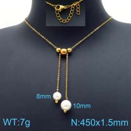 SS Gold-Plating Necklace