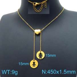 SS Gold-Plating Necklace