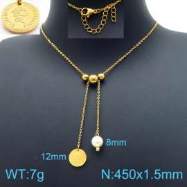 SS Gold-Plating Necklace