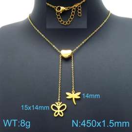 SS Gold-Plating Necklace