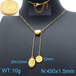 SS Gold-Plating Necklace