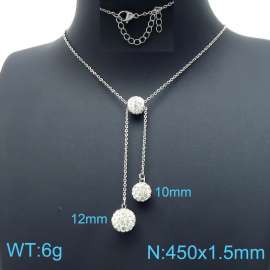 Stainless Steel Stone Necklace