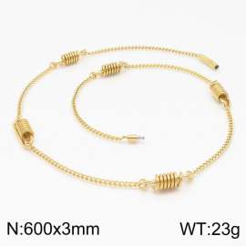 SS Gold-Plating Necklace