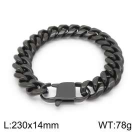 Stainless Steel Black-plating Bracelet