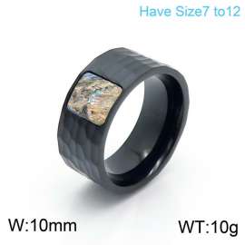 Stainless Steel Black-plating Ring