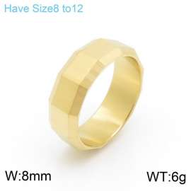 Stainless Steel Gold-plating Ring