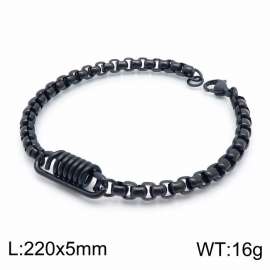 Stainless Steel Black-plating Bracelet