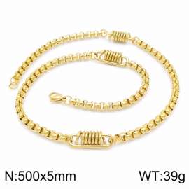 SS Gold-Plating Necklace