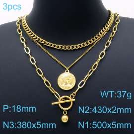 SS Gold-Plating Necklace