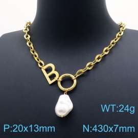 SS Gold-Plating Necklace