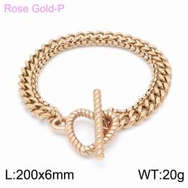 Stainless Steel Rose Gold-plating Bracelet