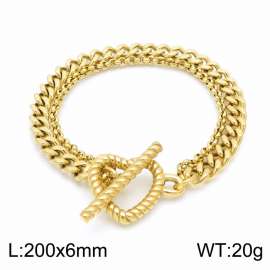 Stainless Steel Gold-plating Bracelet