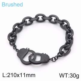 Stainless Steel Black-plating Bracelet