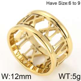 Stainless Steel Gold-plating Ring