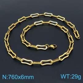 SS Gold-Plating Necklace