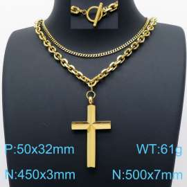 SS Gold-Plating Necklace