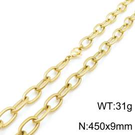 SS Gold-Plating Necklace