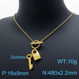 SS Gold-Plating Necklace