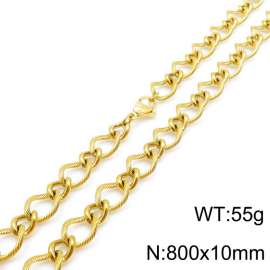 SS Gold-Plating Necklace