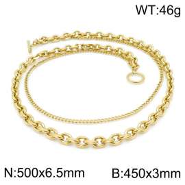 SS Gold-Plating Necklace