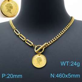 SS Gold-Plating Necklace