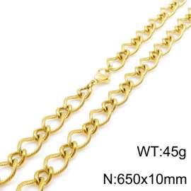 SS Gold-Plating Necklace