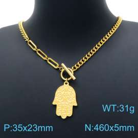 SS Gold-Plating Necklace