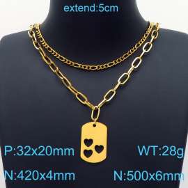 SS Gold-Plating Necklace