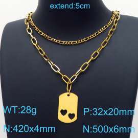 SS Gold-Plating Necklace