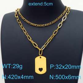 SS Gold-Plating Necklace