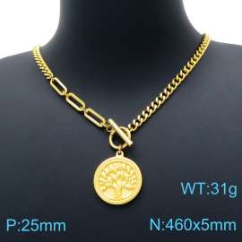 SS Gold-Plating Necklace