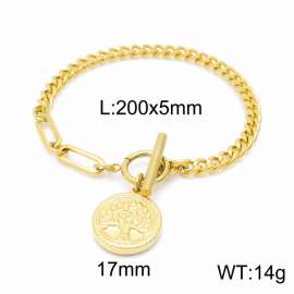 Stainless Steel Gold-plating Bracelet