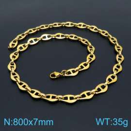 SS Gold-Plating Necklace