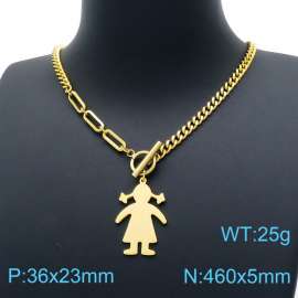 SS Gold-Plating Necklace