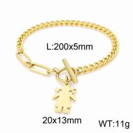 Stainless Steel Gold-plating Bracelet