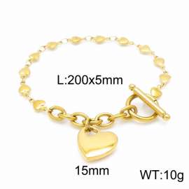 Stainless Steel Gold-plating Bracelet