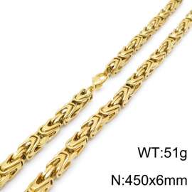 SS Gold-Plating Necklace