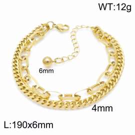 Stainless Steel Gold-plating Bracelet