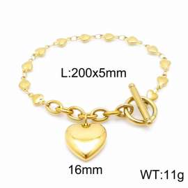 Stainless Steel Gold-plating Bracelet