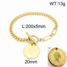 Stainless Steel Gold-plating Bracelet