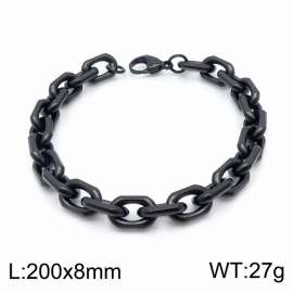 Stainless Steel Black-plating Bracelet