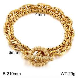 Stainless Steel Gold-plating Bracelet