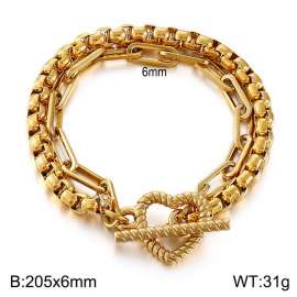 Stainless Steel Gold-plating Bracelet