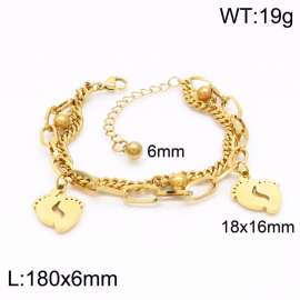 Stainless Steel Gold-plating Bracelet