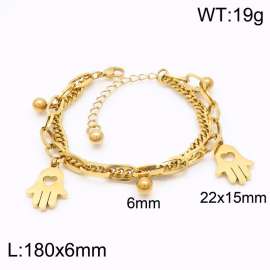 Stainless Steel Gold-plating Bracelet