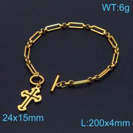 Stainless Steel Gold-plating Bracelet