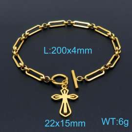 Stainless Steel Gold-plating Bracelet