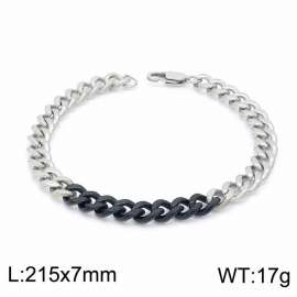 Stainless Steel Black-plating Bracelet