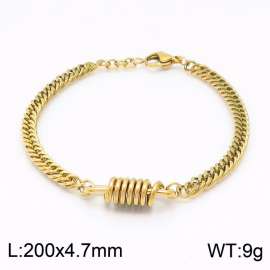 Stainless Steel Gold-plating Bracelet